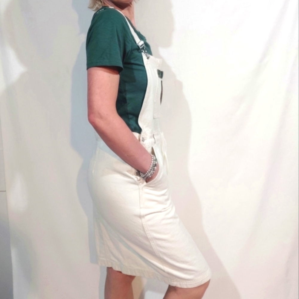 Jumper Gap Denim Dress Overalls Coveralls size Med Pockets Adjustable straps - Picture 4 of 16